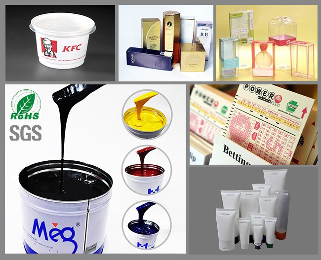 Environment Friendly Silk Screen Ink Varnish Suit For Paper Pvc Pet Pp Film