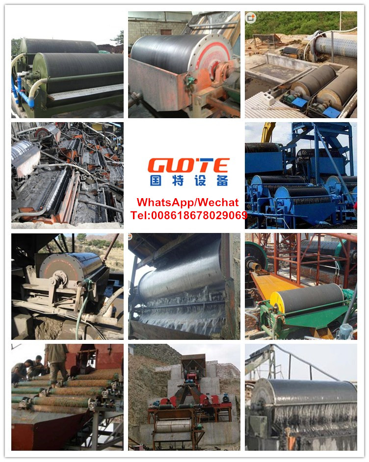 Coal Preparation Plant Wet Separator Magnet Iron Tin Ore Magnetic Separation Machine