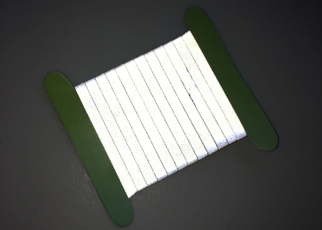 Ribbon reflective safety tape for clothing , sewn on reflective tape for safety clothing