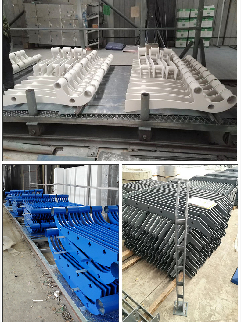 Hot Dipped Galvanized Stainless Steel Q235 Q345 Bridge Guardrails