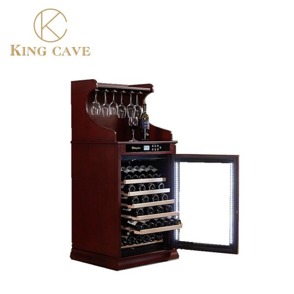 Freezers Air Cooling Luxury Bar Display Refrigerator Wine Chiller And Kitchen