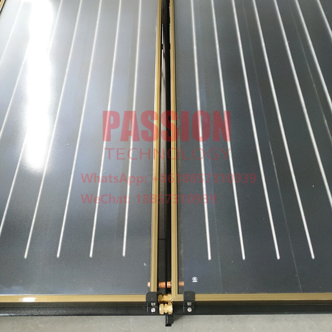Flat Plate Blue Titanium Solar Collector 250L Pressurized Solar Water Heater