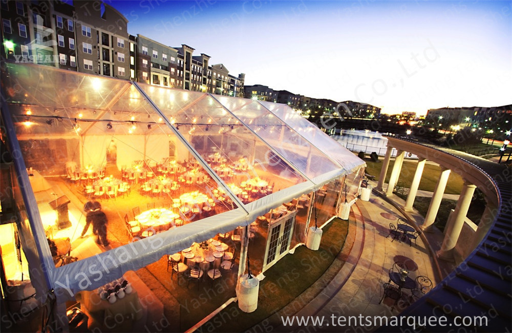1000 Seater Luxury Wedding Marquee Hire , Wedding Ceremony Under Tent 30 X 50