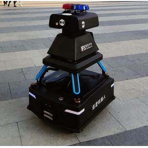 ROS SLAM Navigation Security Patrol Robot Police Officer 360 Degree
