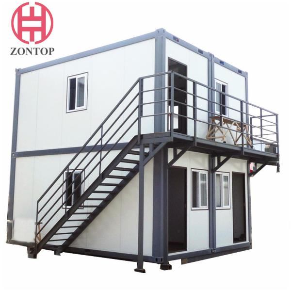 Zontop Smart Prefabricated House Office Booth 20ft Container Prefabricated Homes