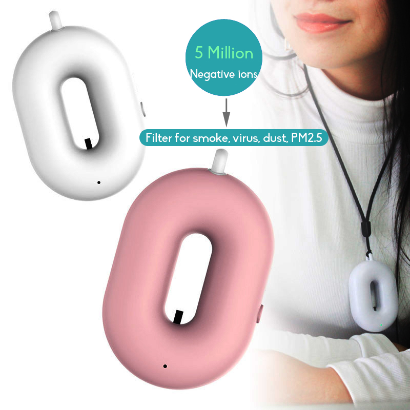 OEM Personal Ionizer Air Purifier Necklace 5 Million Negative Ion