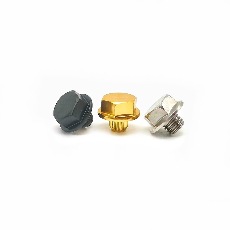 Custom Hexagonal Aluminum Alloy Straight Screw Car Hub Decorative Nail Cd