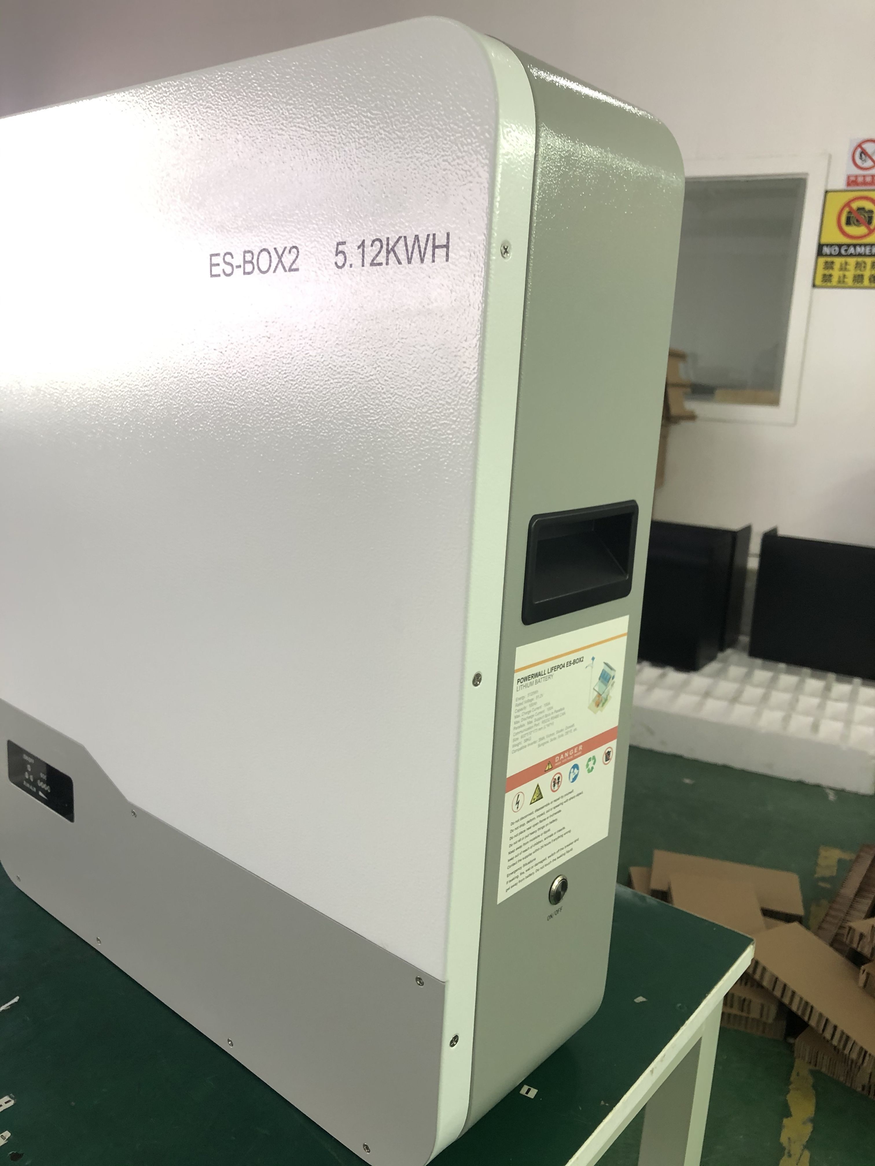51.2V 48V 100Ah Lifepo4 Storage Battery 5KWh Wall Mounted Lifepo4 Battery Powerwall