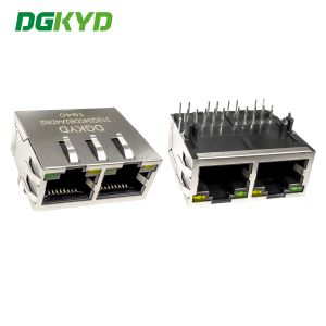  RJ45 network port connector with built-in 2.5G integrated transformer DGKYD312Q340DB2A4DN2 Manufactures