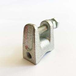 Electrical SS Steel Beam Clamps 50-80UM Thickness Zinc Plating