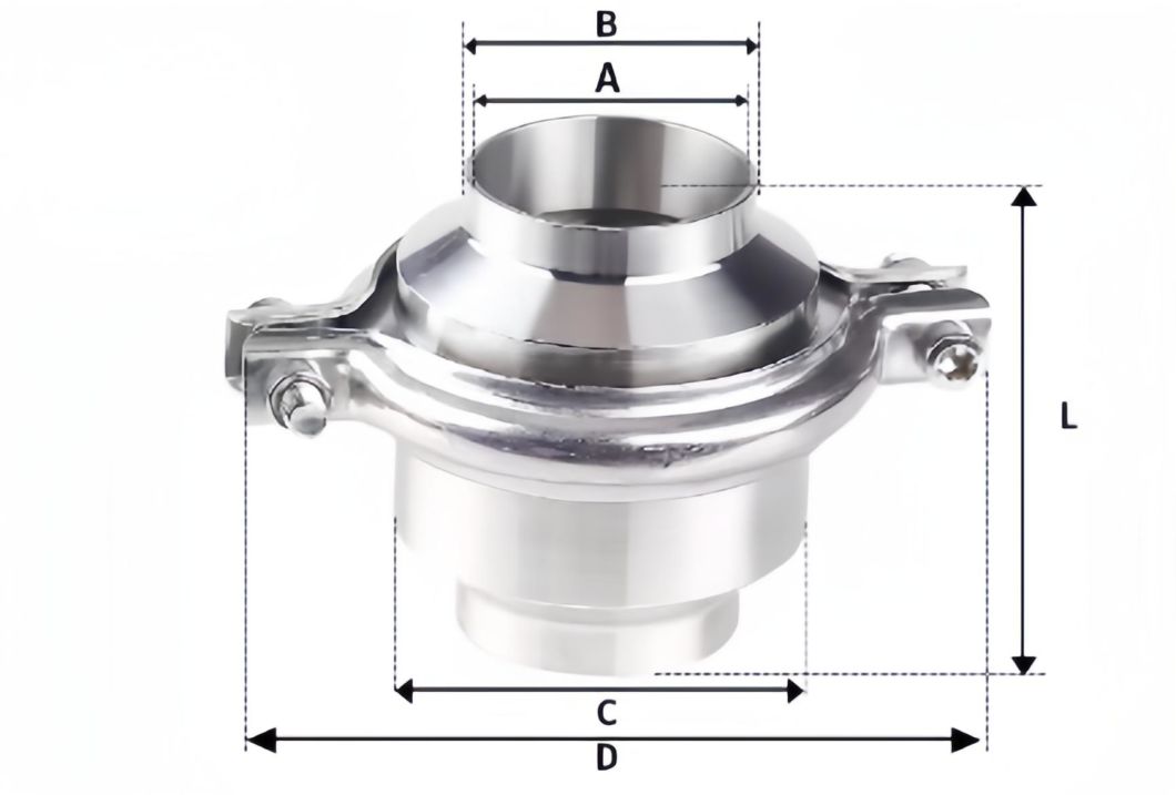 Sanitary Stainless Steel Welded Check Valve