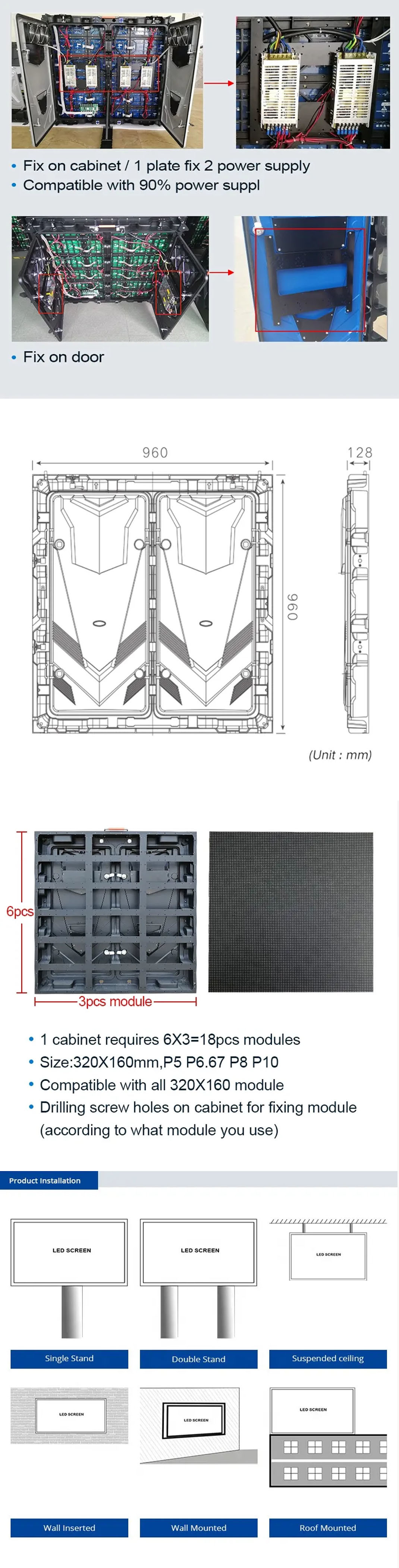 P4 LED Billboard Display , Video Advertising Outdoor Led Display Screen