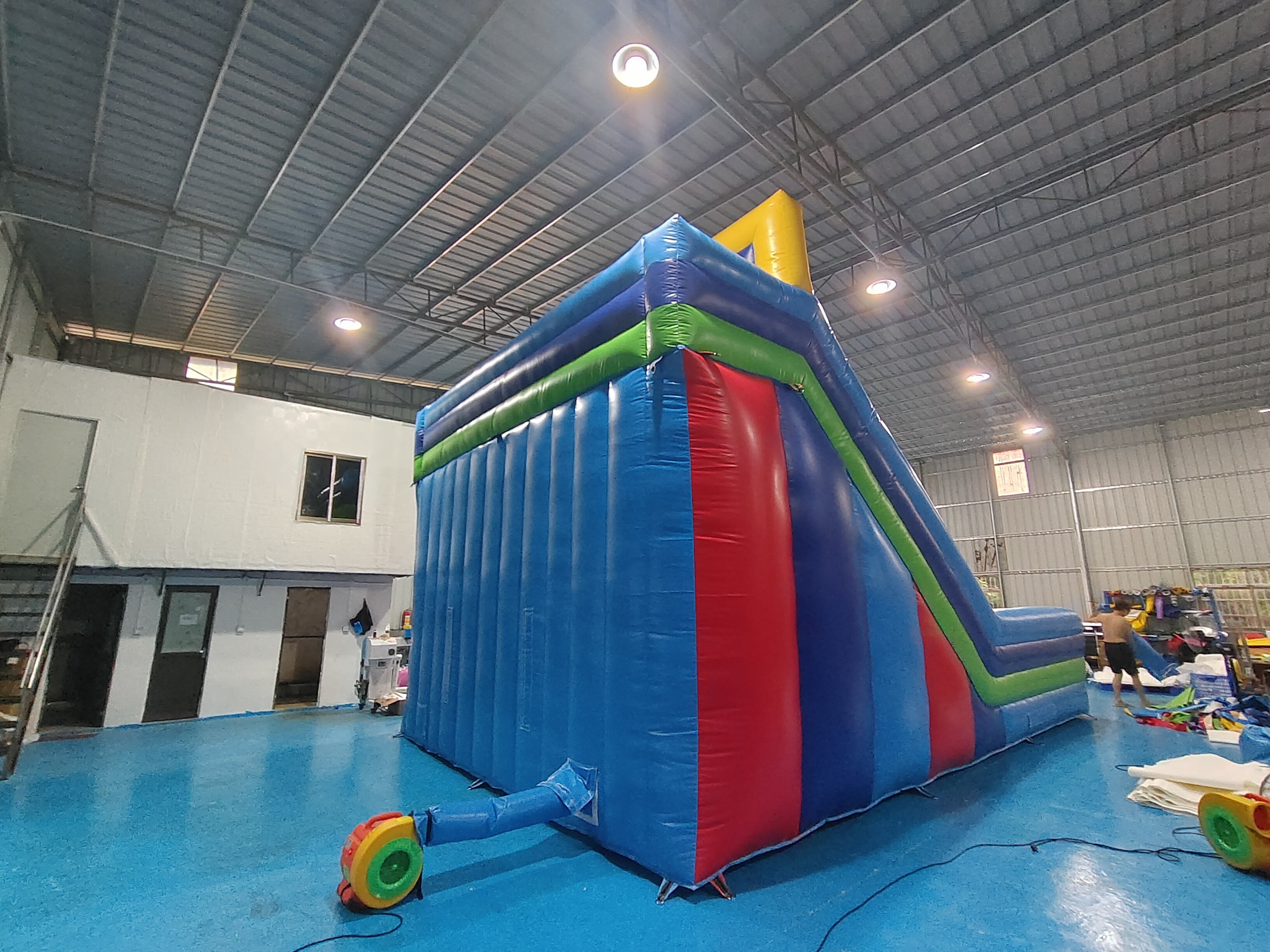 UL Listed Commercial Inflatable Water Slides Vertical Rush Inflatable Obstacle Slide Customized Logo