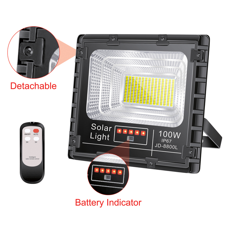 IP67 Waterproof Outdoor Garden Security Projector Billboard Reflector LED Solar Flood Lights