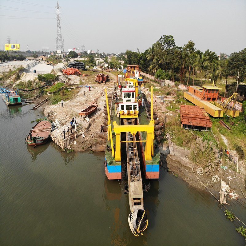 Cutter Suction Dredging Gold Sand Mining Dredger