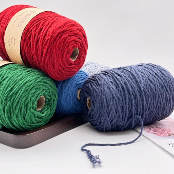 8ply 100g/400g/600g 100 Wool Acrylic Cone Tufting Gun Rug Yarn Bulk Crochet