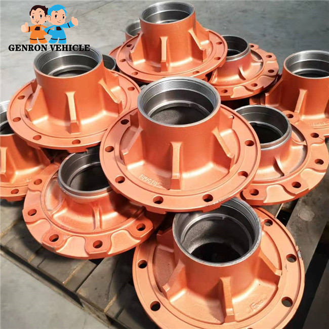 Truck Trailer Axle Parts Wheel Hub Spoke hub Rear for 10t 13t Light type Axles