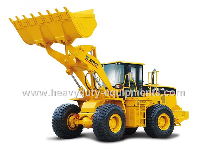 Wheeled Front End Loader 4M³ Bucket , 175kN Breakout Force Payloader Machine