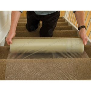 China 91.44cm 60 Micron New House Decorating Carpet Runner Plastic Carpet Protector on sale