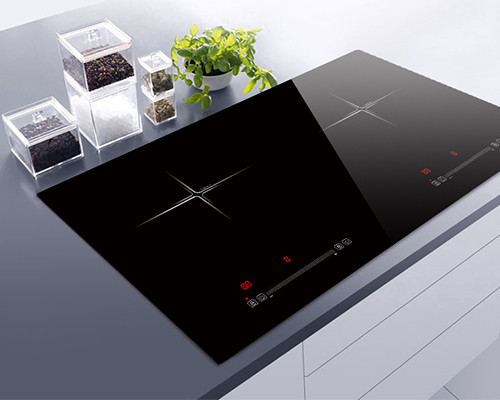 220V Double Induction Burner Cooktop Food Kitchen Cookwares Set