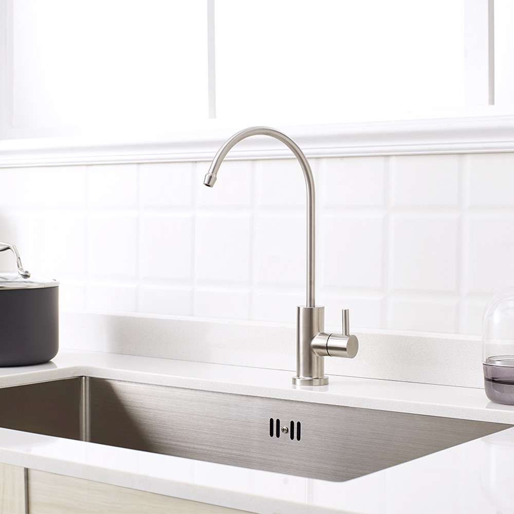 Stainless Steel 304/316 Kitchen Sink Reverse Osmosis Filter Drinking Purifier Ro Water Faucet Satin Finished