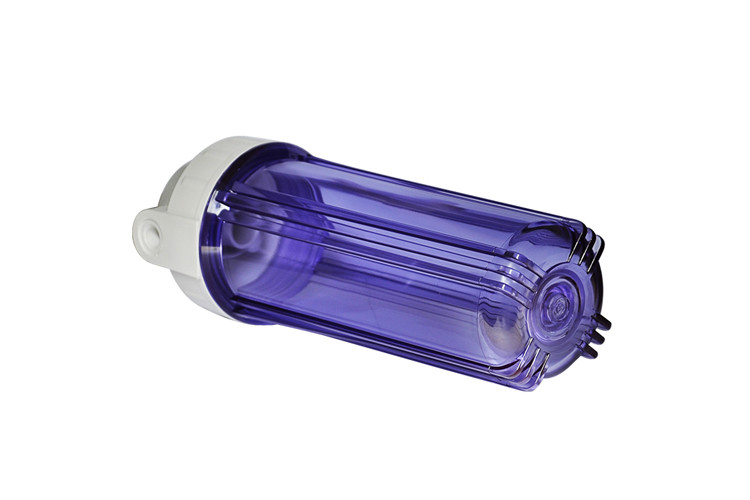 10 Inch Height Blue RO Filter Housing Polypropylene Materials For RO System