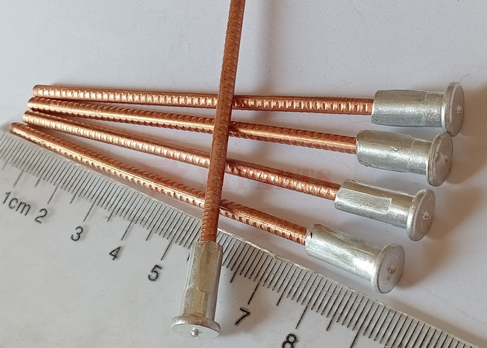 M3 Aluminum Base Capacitor Discharge Weld Bimetallic Pin With Copper Plated Nail