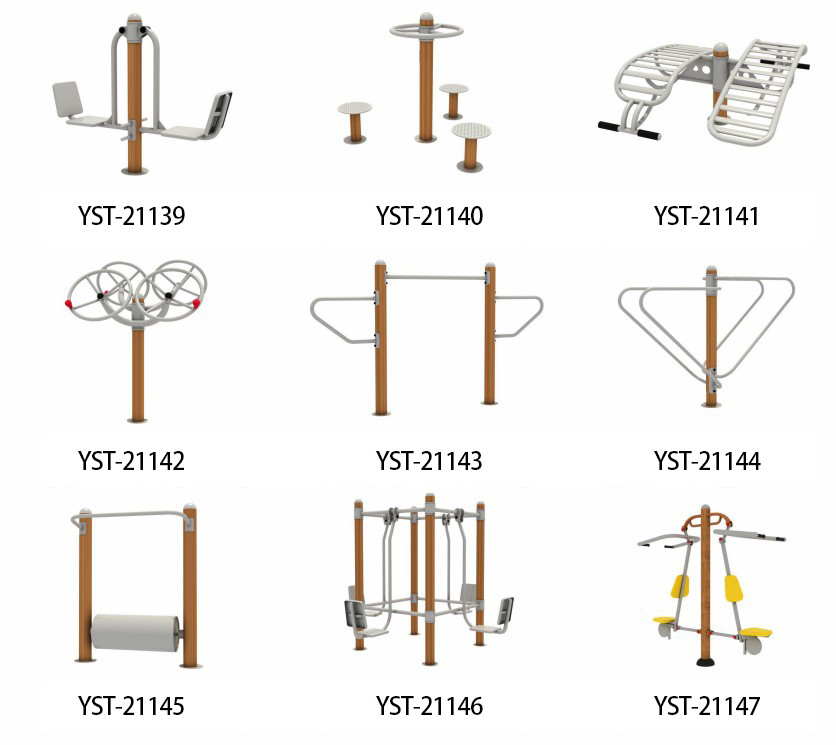Residential Galvanized Outdoor Workout Equipment For Backyards