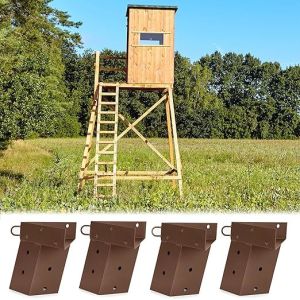  Deer Stand Brackets 4&quot;x 4&quot;, Elevator Brackets, Deer Blind Brackets, for Outdoor Hunting Platform, Elevated Deer Blinds Brackets Manufactures