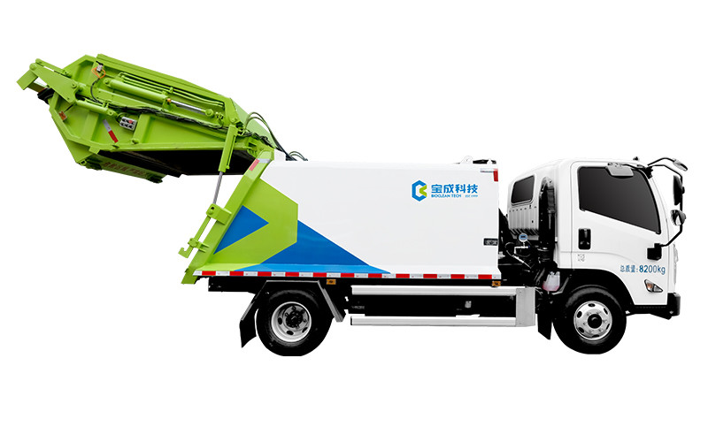 D30TCIF1 Engine Compact Garbage Truck High Capacity With ABS Model ASR-24V-4S/4M