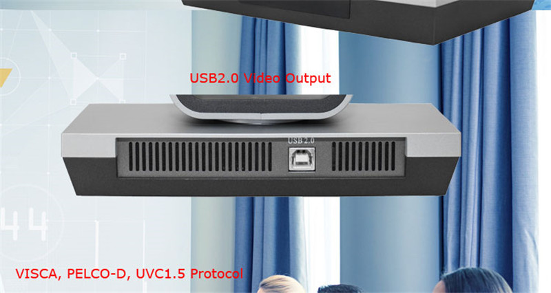 Sony CMOS 10X HD PTZ Video Conference Camera With Wireless Remote Control