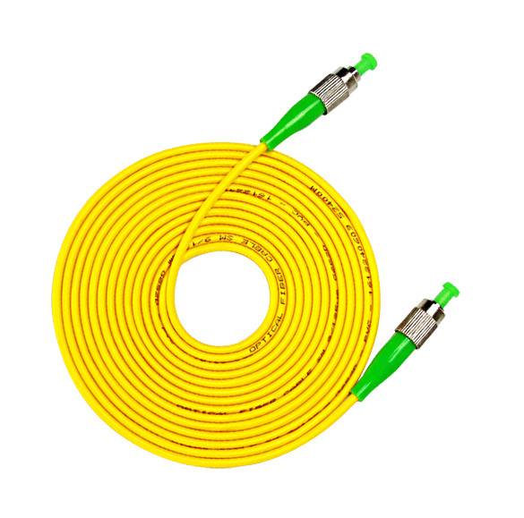 FC / APC To FC / APC FTTH Fiber Optic Patch Cord ROHS Simplex Single Mode 3M