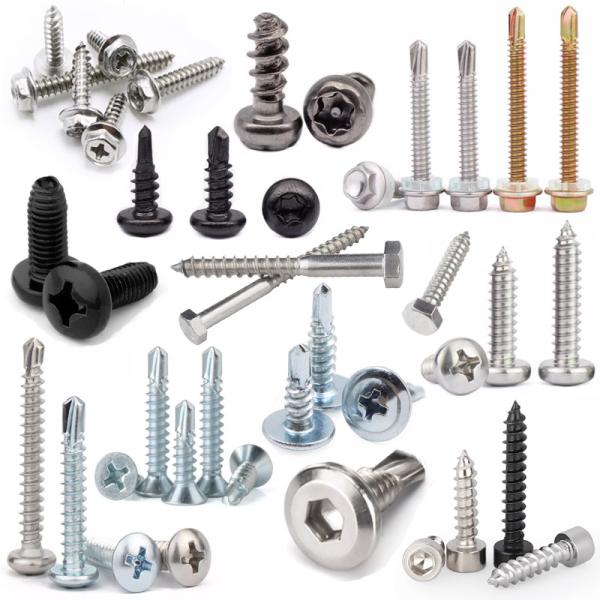 ISO9001 2008 Certified Hex Head Wood Self Tek Roofing Tapping Screw With EPDM
