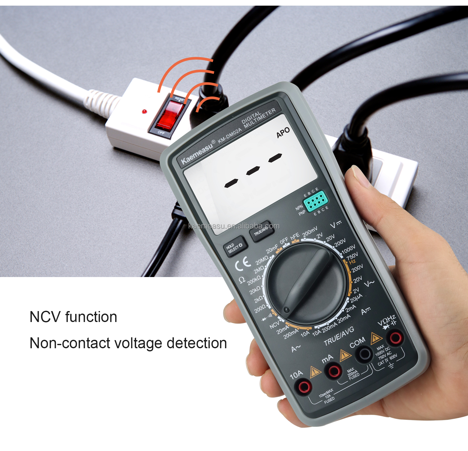 Anti Burn 1000V Testing Equipment Electric Handheld Voltage Current Resistance Tester Digital Multimeters