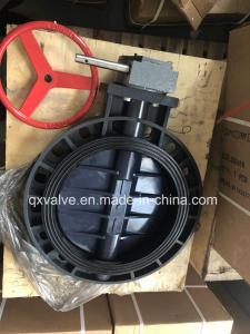 China Water Industrial Usage Butterfly Valve in Year with Cast Iron Handle and PVC Body on sale