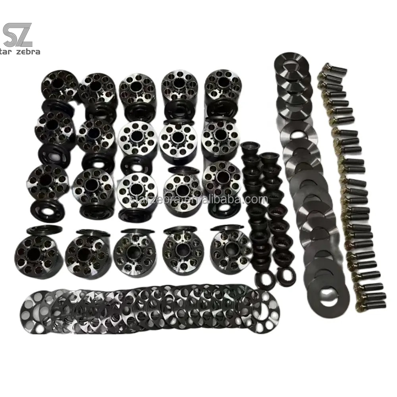 Machinery Repair Shops Pump liner valve plate connection for Excavator Kobelco Hitachi Doosan Sany hydraulic pump assembly