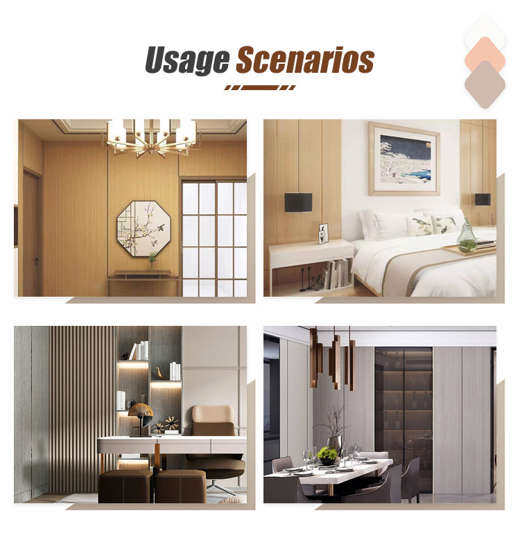 Bamboo charcoal wood metal plate panel wood veneer panel wall panel bamboo wood fiber