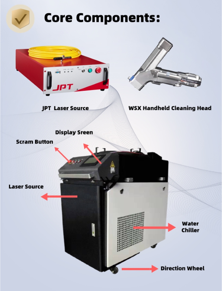1080nm Electric 2000w Laser Welder Machine For Aluminum