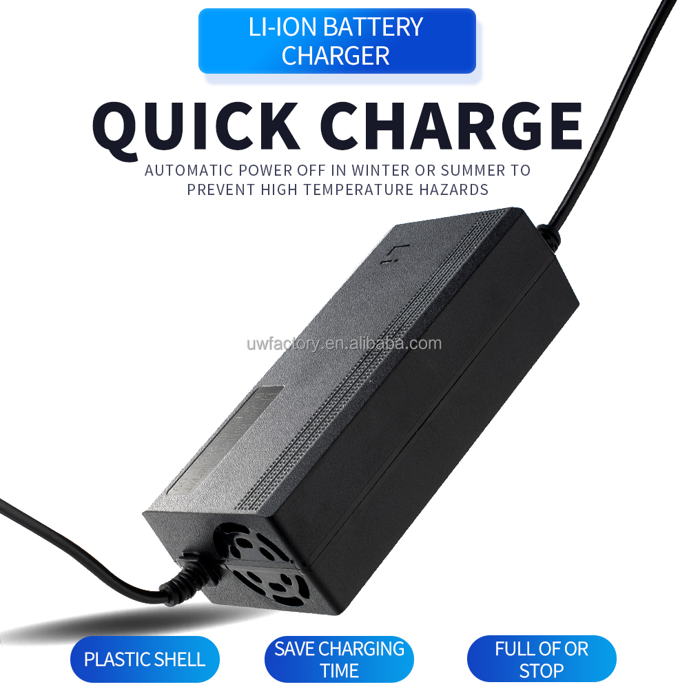 Universal Input Voltage AC100-240V 50/60Hz 10A Battery Charger for 12 Volt E-bike Solar Car Electric Scooter and More