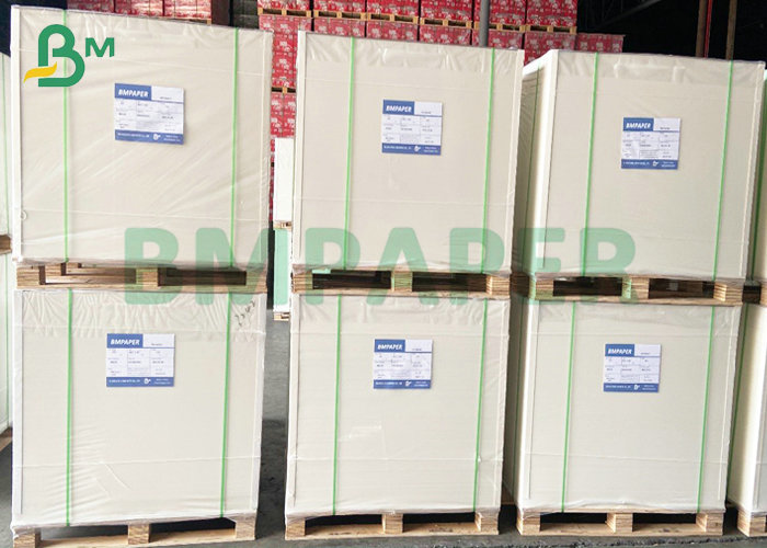 350g Glossy Surface White FBB Ivory Board For Making Cosmetics Packaging Box   