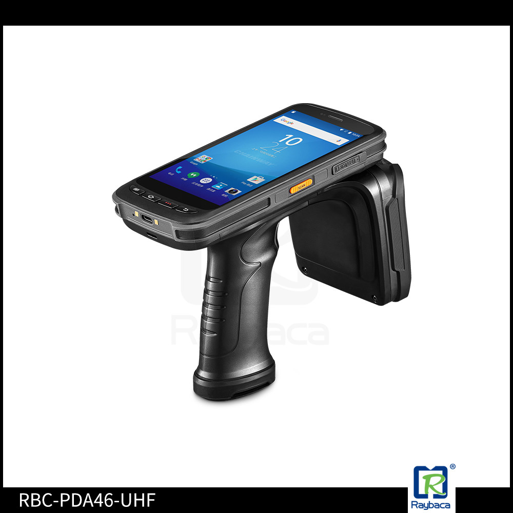 UHF 960Mhz Android System Handheld RFID Reader Support Second Development
