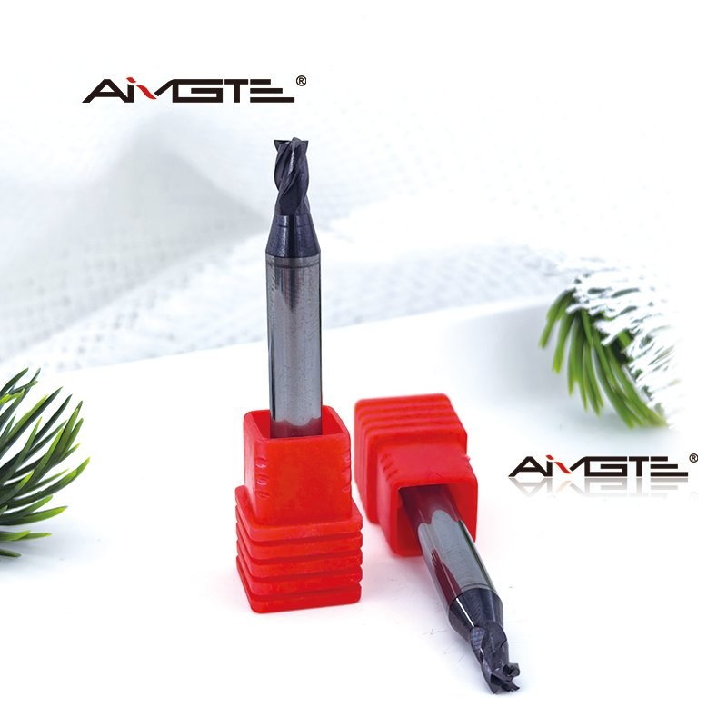 Custom 3.7mm 4 Flute Carbide Flat End Mill Specialized for Steel Machining TiCN AlTiN Coating Options Available