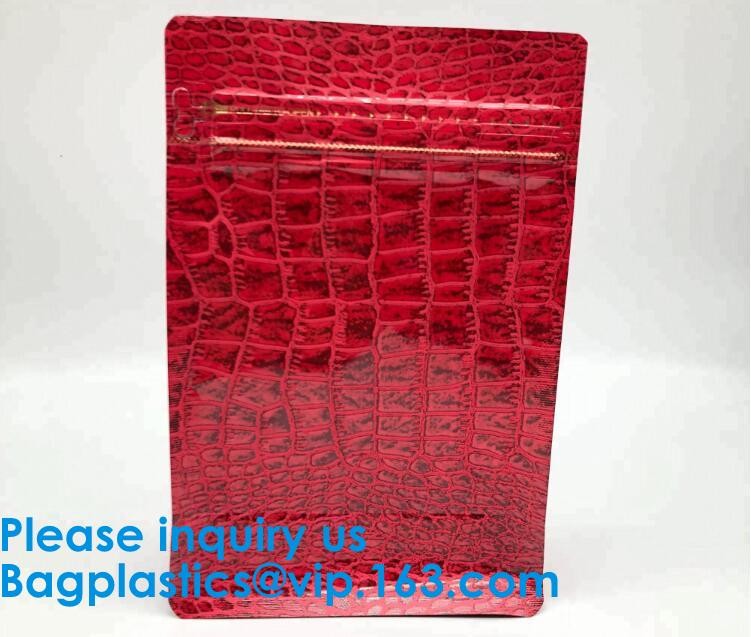 Pack Packaging Reusable Aluminium Foil Zip Lock Stand Up Food Pouches Bags With Tear Notch For Food Storage, Bagease
