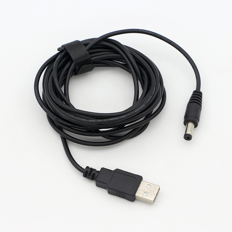 1m 3m 5m 10m 1A 2A 5A USB A Male to DC 5.5x2.1mm 3.5 1.35 4.0 1.7 Barrel Jack Power Charger Cable for LED CCTV Camer