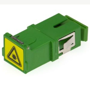 FTTH FTTB SM MM SC To SC Simplex Adapter Flangeless FTTX Network With Shutter