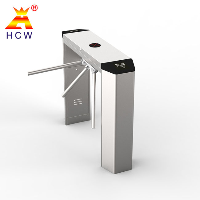 RFID Card Reader Tripod Turnstile Gate 240V ARM Control For Pedestrian