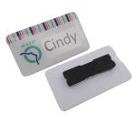 Professional Name Tag Badges , Convention Name Tags Epoxy Easy Attached Safety