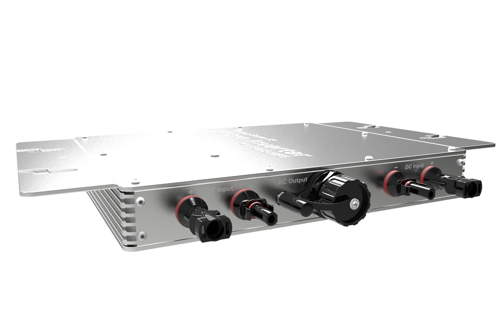 AC Solar Micro Inverter Aluminum Alloy Silver 1200w Grid Connected Micro Inverter