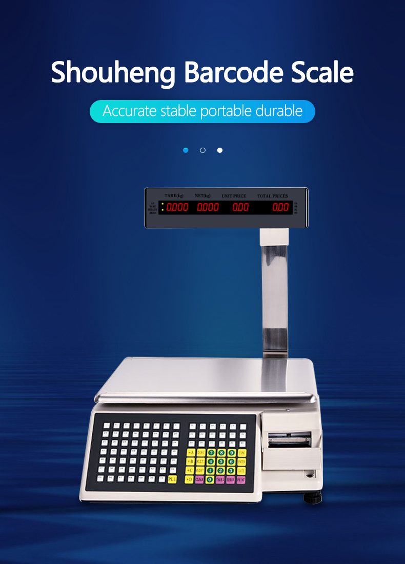 SHW-TMB Label Printing Weighing Scale with 10%-95% Work Humidity and 1/3000 Precision