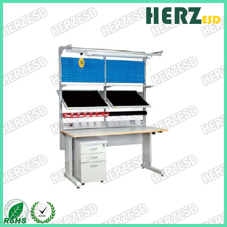 Durable ESD Work Table / Electrostatic Workbench Static Load 500kg Dynamic Load 300kg